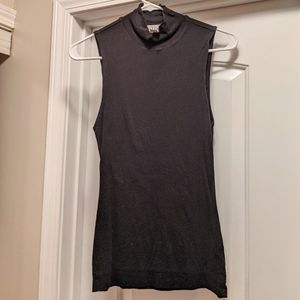 SOLD Velvet by Graham & Spencer Black mockneck